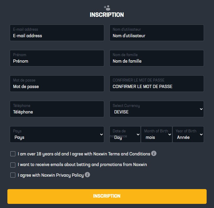 JetX Noxwin Kennisgeving
